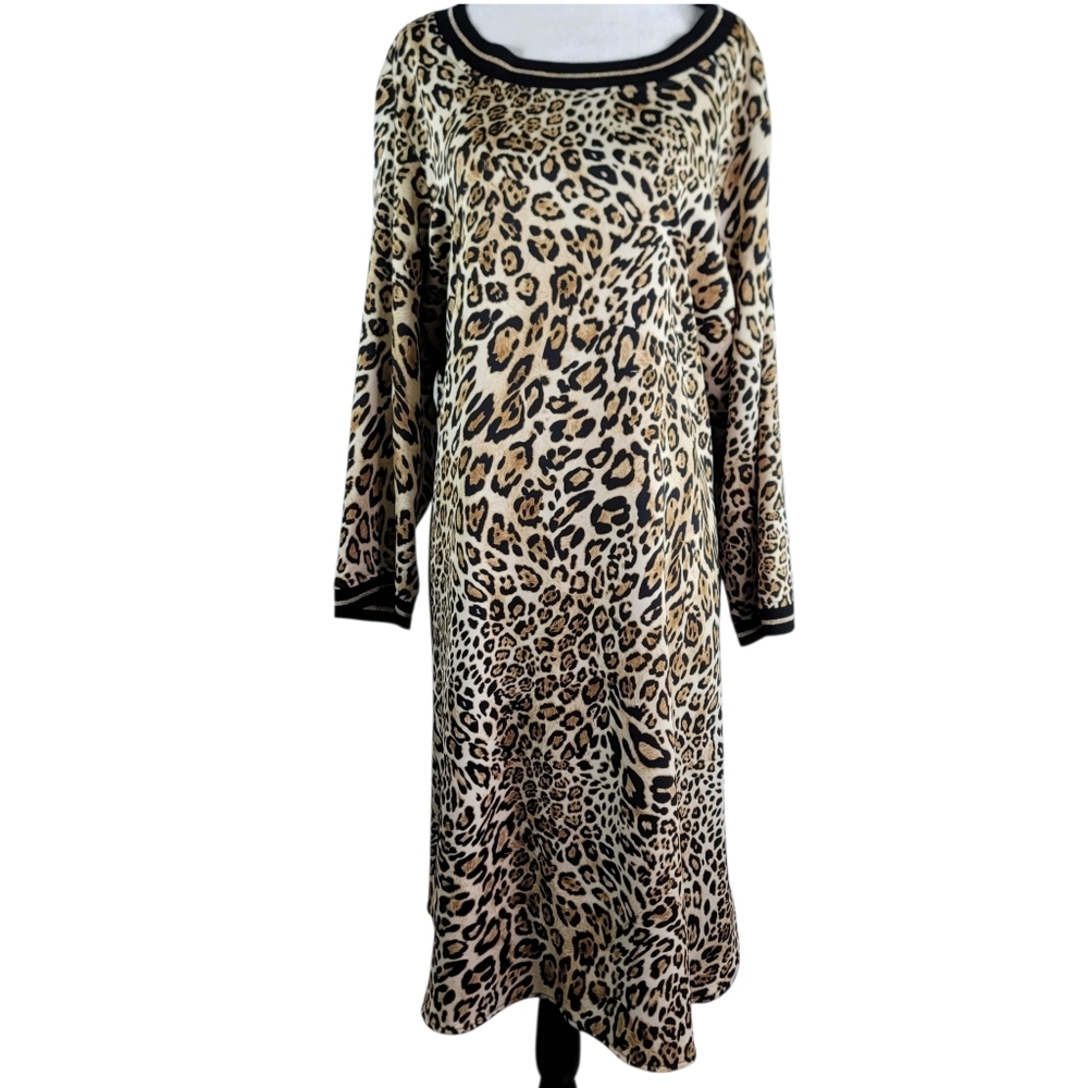 Marina Rinaldi Sport cheetah print shirt Longsleeves  Dress